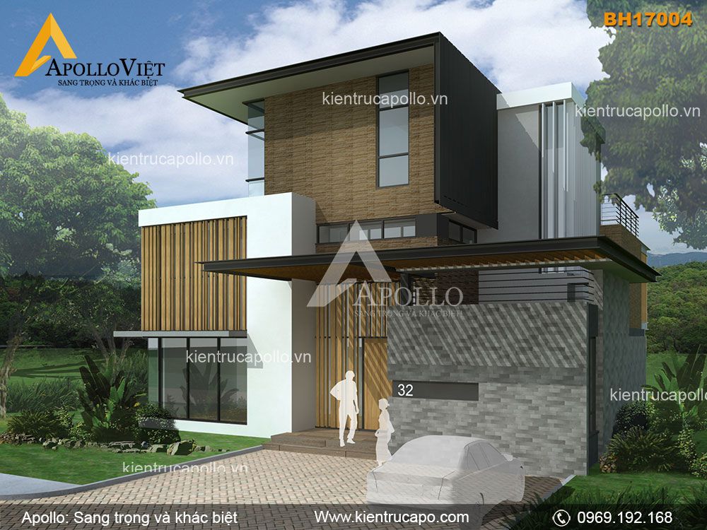 Biệt thự hiện đại ấn tượng của gia đình người Nhật (BH17005)